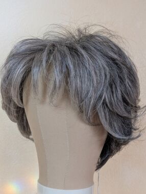 Raquel Welch Wig RL511 Sugar & Charcoal Avg Lace Front Heat Friendly